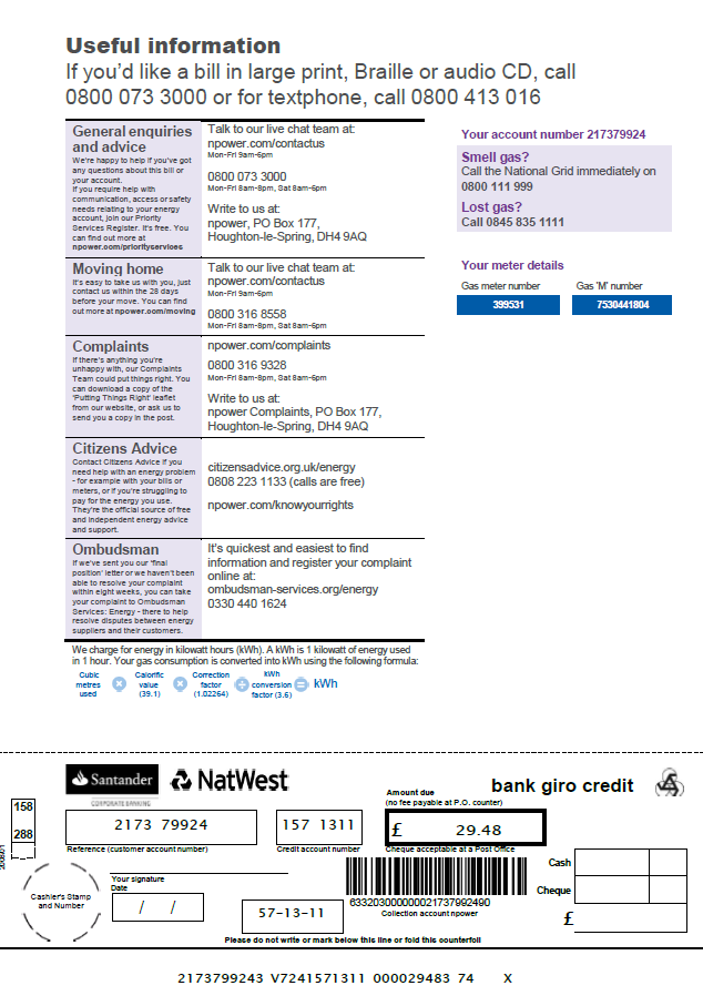  Minol USA business utility bill 